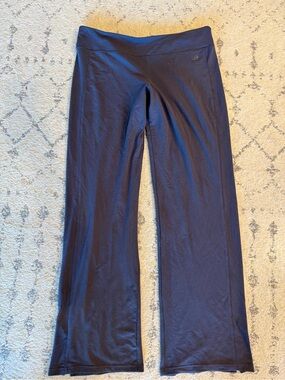 adidas Gray Climalite Wide-Leg Workout Pants